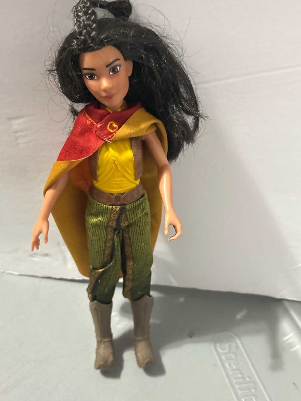 Disney Adventure Doll with Yellow Top and Red-Yellow Cape